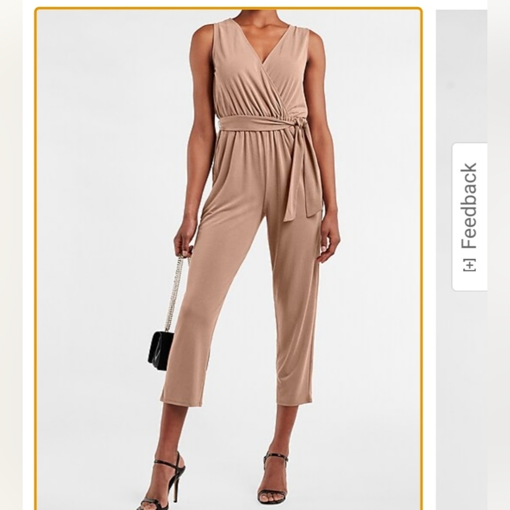 Express Lily suede Jumpsuit
